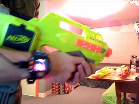 Nerf Rayven CS-18 Comparisions / Trials / Mods video