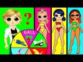 Miraculous Ladybug &amp; Cat Noir Marinette &amp; Adrien Get NEW FASHION DIYs Paper Dolls &amp; Crafts Handmade