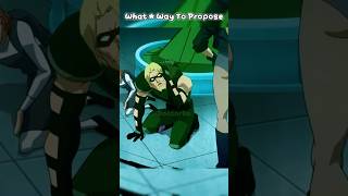 Green Arrow Proposes To Black Canary | #youtubeshorts #shorts #dccomics #dc #greenarrow #batman