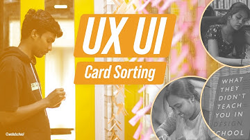 Card Sorting - UX UI (Weekend Batch) | Web D School