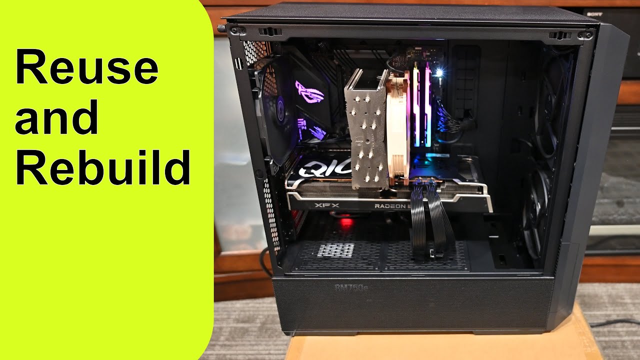 Computer Rebuild Ryzen 5900x ROG x570 Lian LI LANCOOL 216 - YouTube