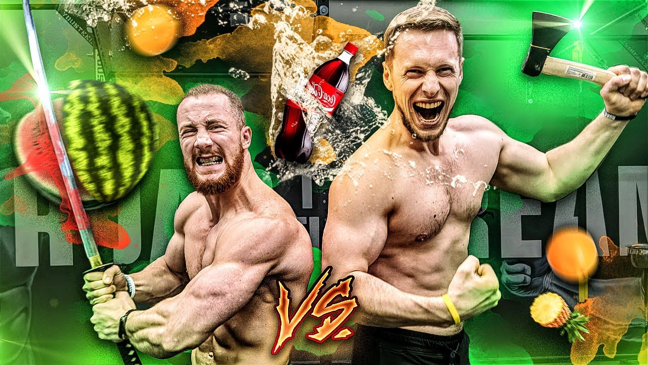 Качок с Катаной vs Турникмен с Топором. Фруто Ниндзя в РЕАЛЬНОСТИ - YouTube