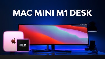 Mac Mini M1 Desk Setup 2021
