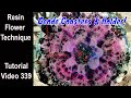 Resin Flower Technique/ Geode Coasters and Holder/ Start to Finish