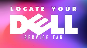 How to find your Service Tag on Dell Laptops - (And lookup replacement parts for your Dell)