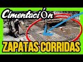 (1) CIMIENTOS DE UNA CASA CON ZAPATAS CORRIDAS 🏡 Construccion de Casa Paso a Paso 👷‍♂️