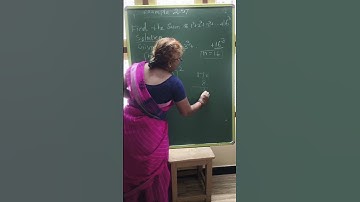 10th Maths Eg 2.57 Find the Sum of 1^3+2^3+3^3+....+16^3 #Maths #10thmaths #mathematics #Shorts