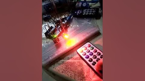 IR remote control controlling rgb