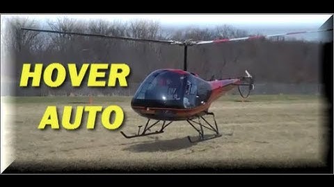 Helicopter Hovering Autorotaion