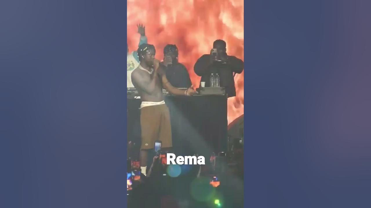 rema calm down live