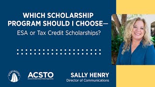 How to Pay for School | ESA or STO | Webinar from Stewardship and ACSTO