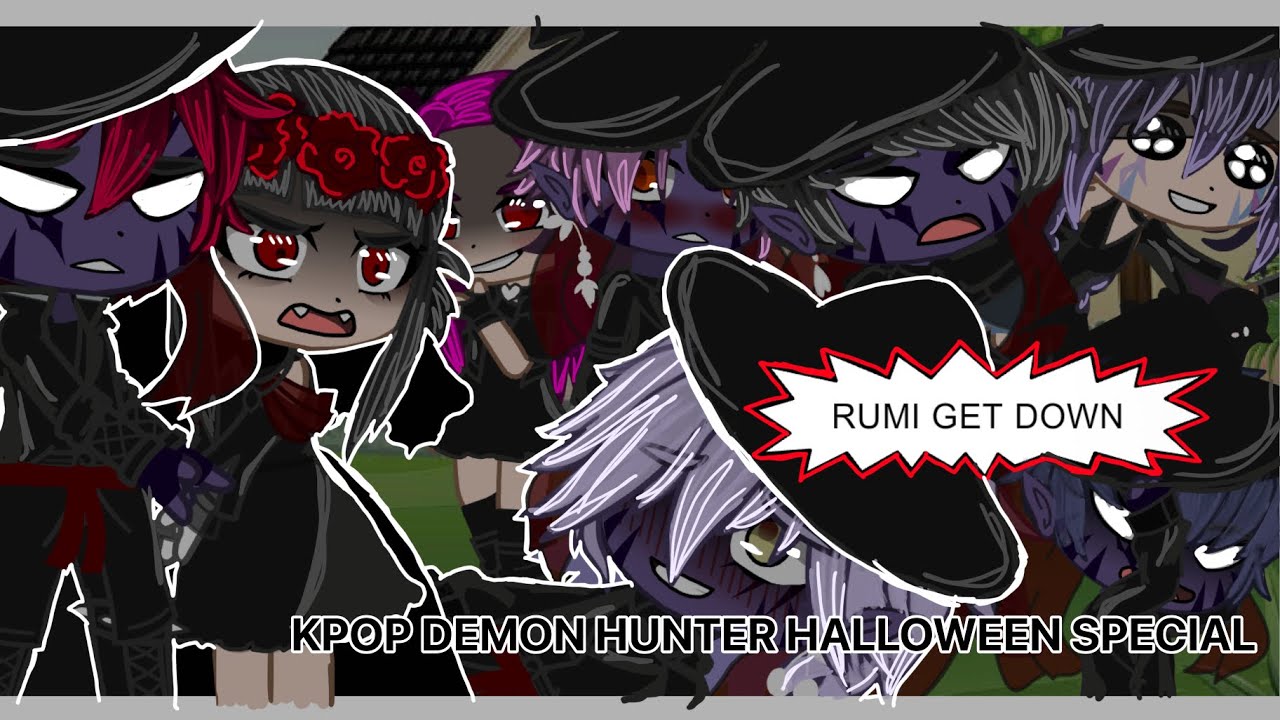 KPOP DEMON HUNTERS HALLOWEEN SPECIAL | Gacha club | ALL PARTS