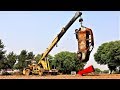 TV vs CAR vs CRANE | क्रेन ने कार को उठाकर टीवी पे पटका |