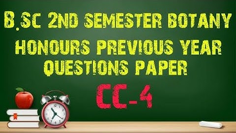 B.Sc 2nd semester botany honours previous year question paper #Calcutta #university #exm #1_2_learn