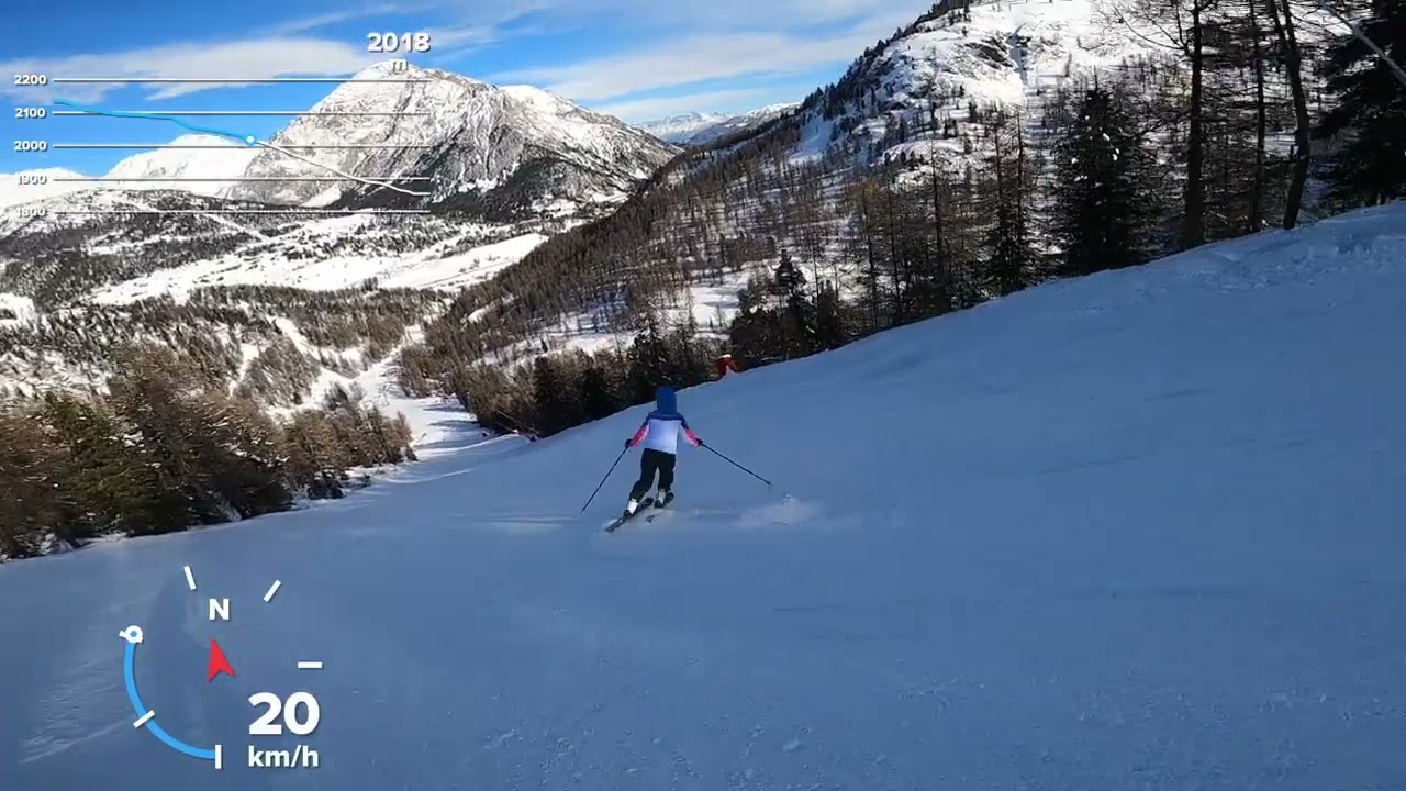 Montgenevre - Rhodes - black slope