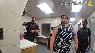 girl was arrested while cashing a fraudulent check
