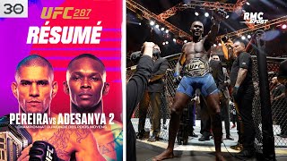 UFC 287 : Le KO foudroyant d'Adesanya qui éteint Pereira et reprend sa ceinture