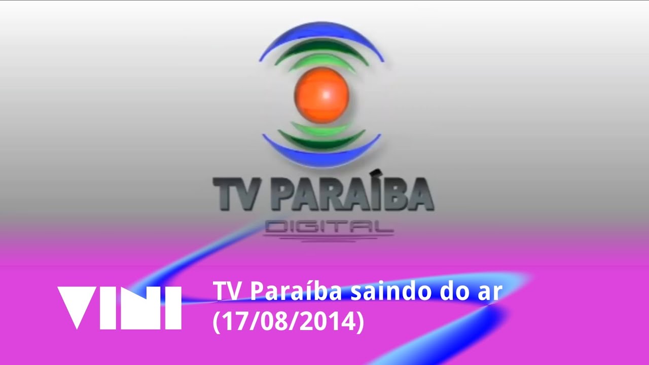 (RARIDADE RECUPERADA) TV Paraíba saindo do ar para manutenção técnica (17/08/2014)