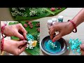 Bridal flower making in tamil  baby breath flower making how to colour baby breath flowers