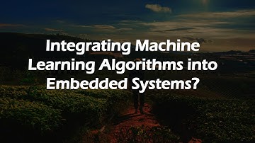 Integrating Machine Learning Algorithms into Embedded Systems?