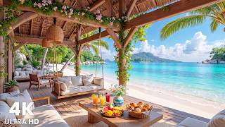 Tranquil Summer Tropical Beach - Instrumental Piano Music with Birdsong & Gentle Waves for Study screenshot 4
