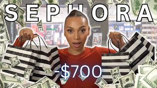 I Spent OVER $700 SHOPPING at SEPHORA for Makeup & Skincare