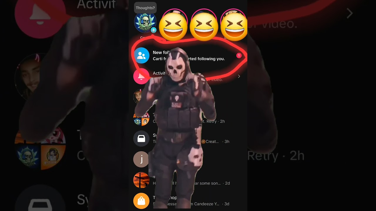 when your favorite streamer follows you back🤣🤣 #gamingcommunity #warzone #callofduty #twitchstreamer