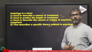 DISABILITY quiz 3 | DSSSB Special Educator Course BY DEEPAK K. SHARMA