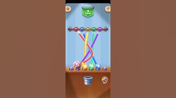 Tangle Fun 3D Puzzle Game level 75 Solved