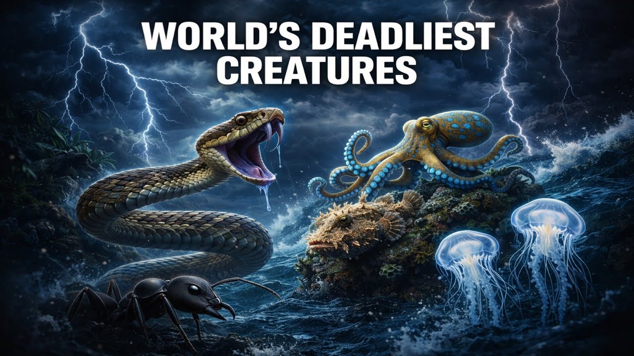 Top 10 Deadliest Animals on Earth You NEVER Want to Meet