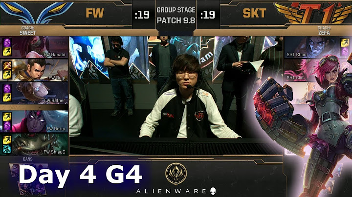 Flash Wolves vs SK Telecom T1 | LoL MSI 2019 Group Stage Day 4 | FW vs SKT