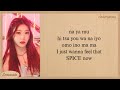 ITZY Spice Easy Lyrics