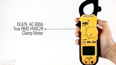 UEi DL479 True RMS Clamp Meter: Overview