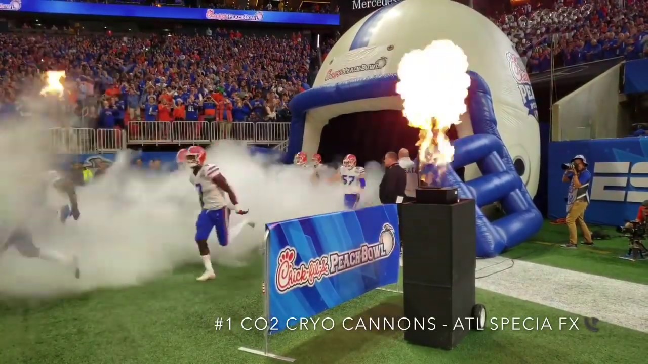 Create Stunning CO2 Cryo Smoke For Football Team Intros - ATL SPECIAL FX®️