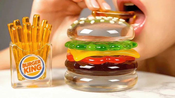 Glass Fries & Fast Food AI ASMR Eating Video #2 | Oddly Satisfying