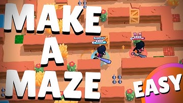 Brawl Stars | How to make a maze easily