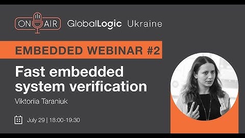 Viktoriia Taraniuk Fast embedded system verification