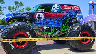 Grave digger Stars and Stripes WF 2025 Freestyle Matt Cody MonsterJam