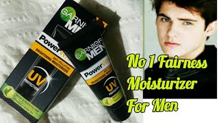 No 1 Fairness Moisturizer|Garnier Men power Anti pollution Brightening Moisturizer Review||