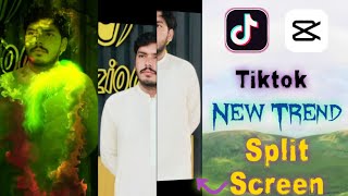 Information Capcut New trending video Editing || Split screen Effect video Editing || Trend on Tiktok Guide