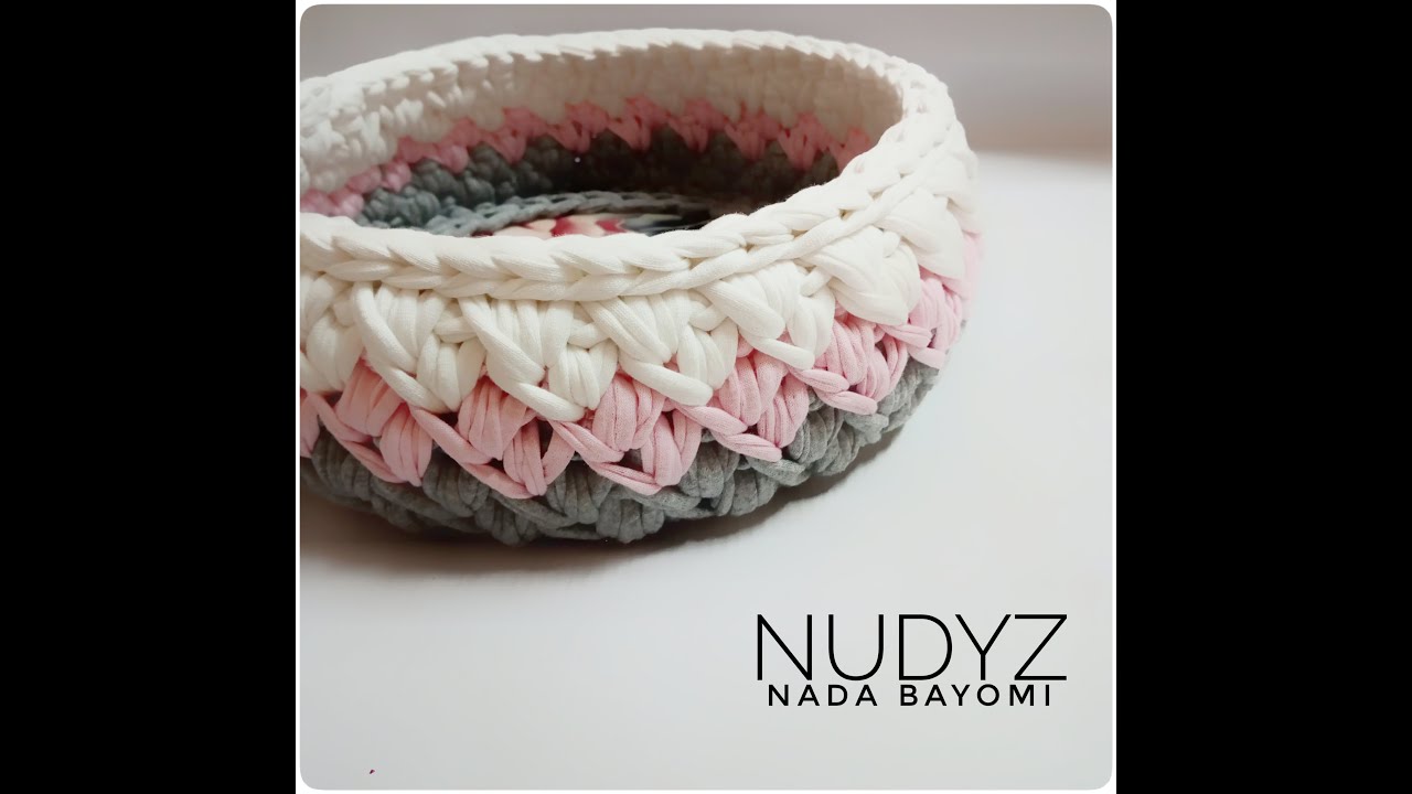 طريقة عمل #باسكت / #بوكس بخيط #الكليم - غرزة جديدة