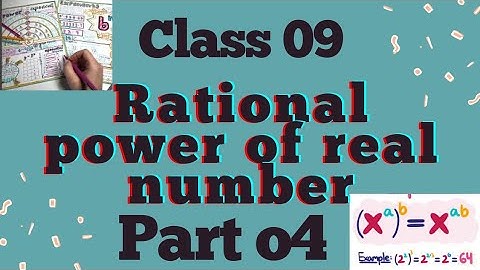 Rational power of real number |Exponents of real number| | Number system| |R D sharma| | class 9|