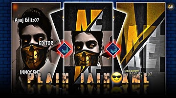 “PLAIN JAIN - INTRODUCE 🔥 SPECIAL 3D XML” NEW TREND XML PRESET 🎟️⤵️