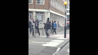 Then this happened outside Croydon College