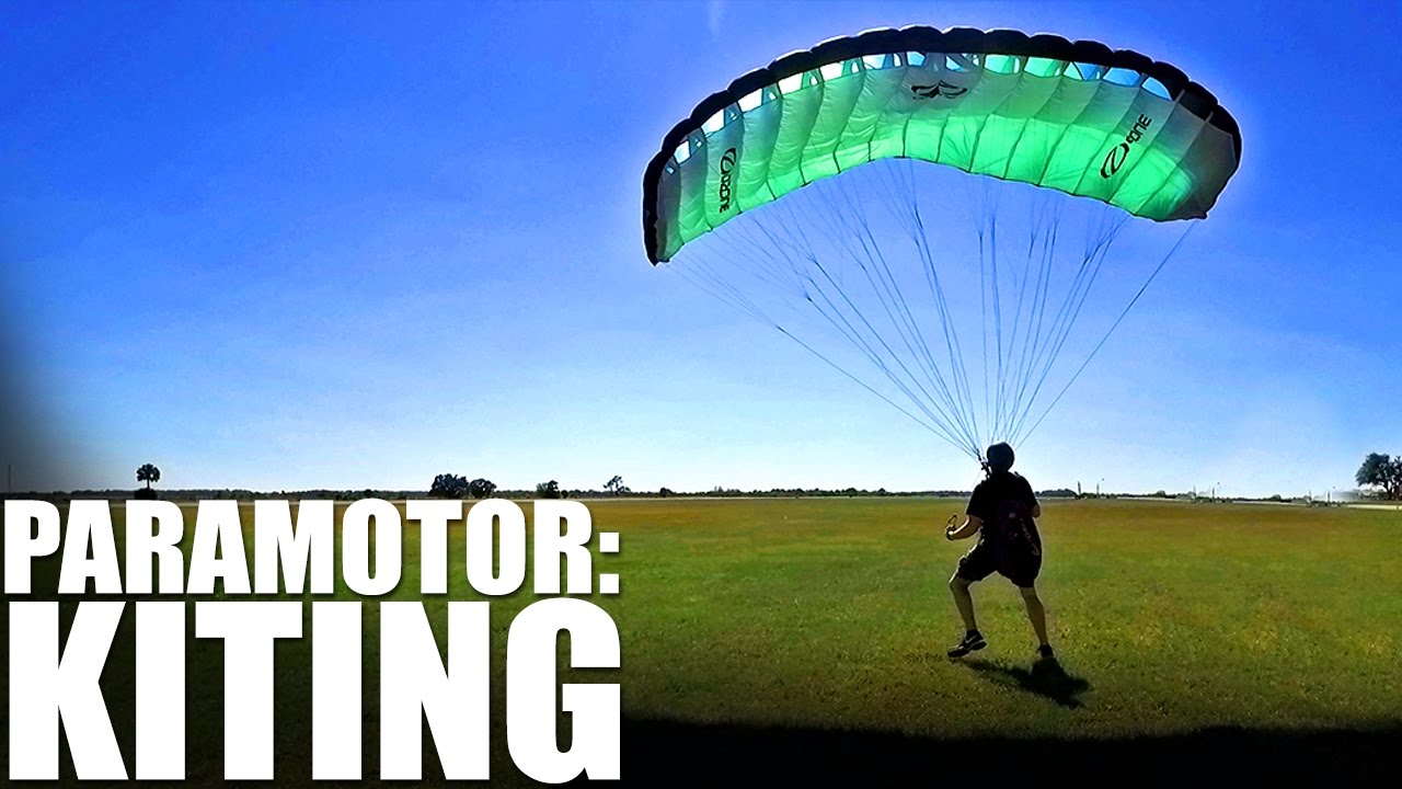 Flying a Huge Kite | Paramotor Training