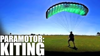 Flying a Huge Kite | Paramotor Training