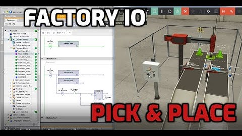 Pick & Place - Factory IO - PLC Siemens S-1200