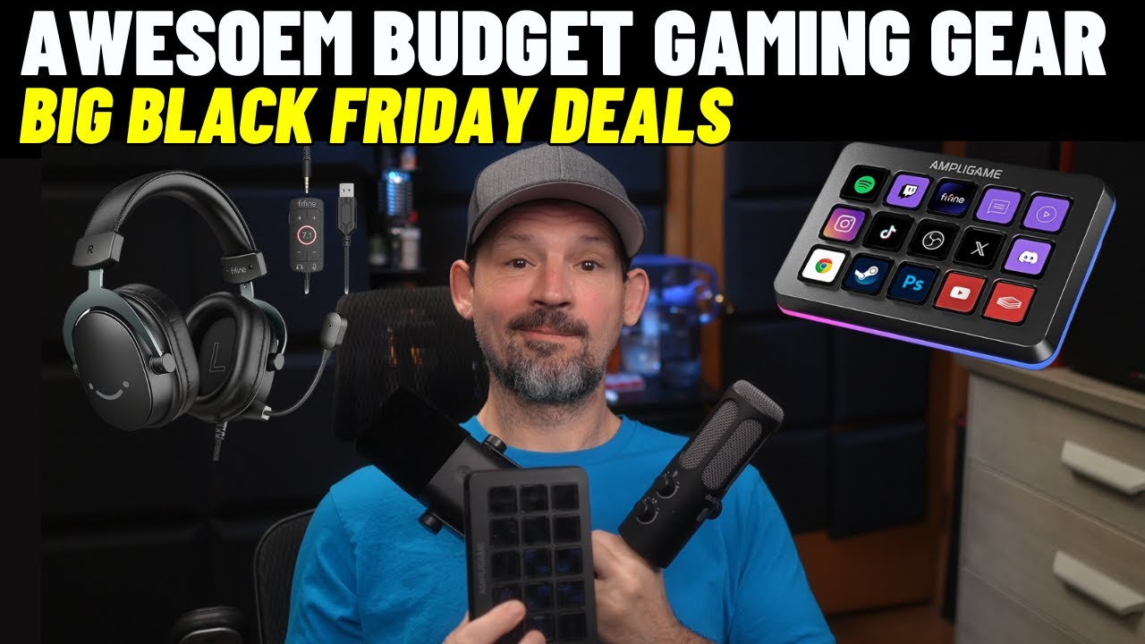 Must Have  Budget Gaming and Audio Gear -  Black Frida Deals 2025