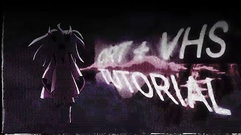 Alight Motion CRT + VHS Tutorial❗