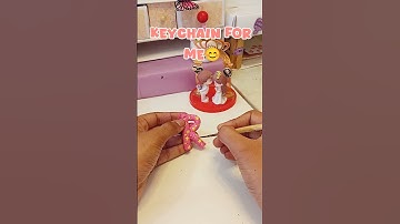 MAKE Your Own ADORABLE Clay Keychain Today! #diy
